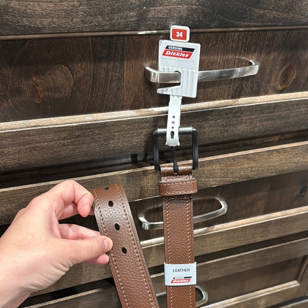 NWT Dickies Tan Leather Belt